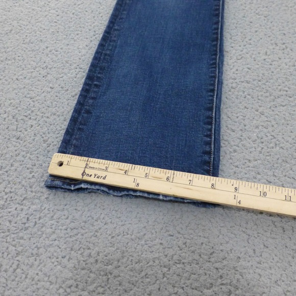 American Eagle Jeans Womens 6 Short Kick Boot Super Stretch Blue Denim - Picture 11 of 12